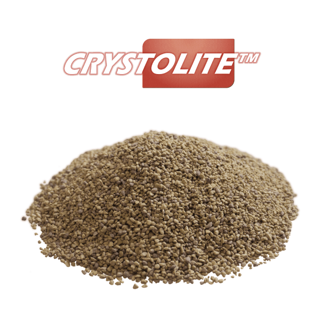 Crystolite, medio filtrante granular de microfiltración hasta 0,5 micras