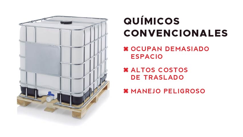 Cajas de 20 kg de INSTANT I-SOFT equivalentes a 800 litros de producto líquido