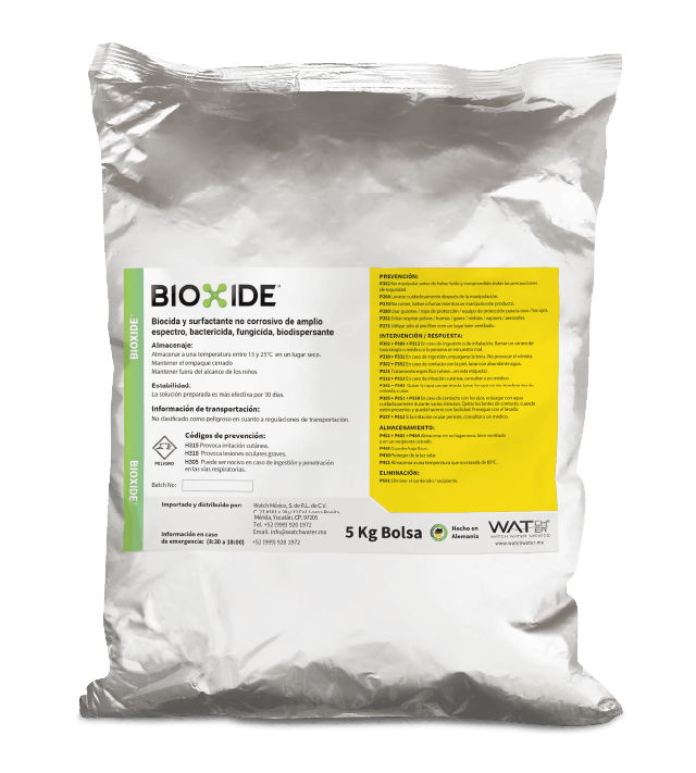 Envase de Bioxide, biocida granulado no corrosivo de Watch Water