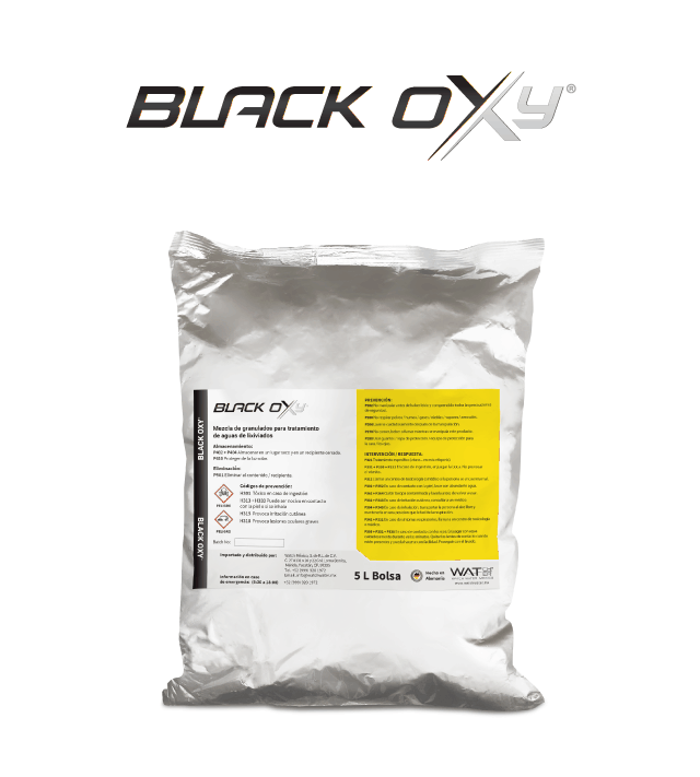 Bolsa de 5 kg de Black Oxy de Watch Water para tratamiento de lixiviados