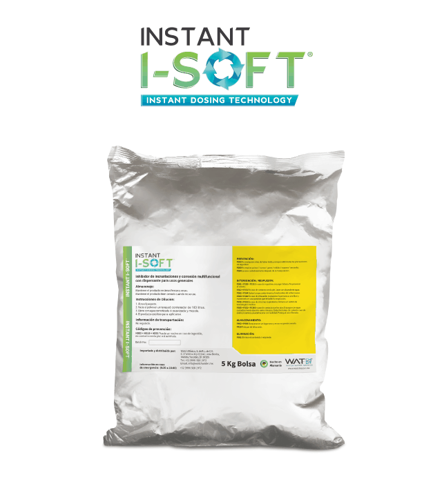 Bolsa de 5 kg de INSTANT I-SOFT, inhibidor de incrustación y corrosión