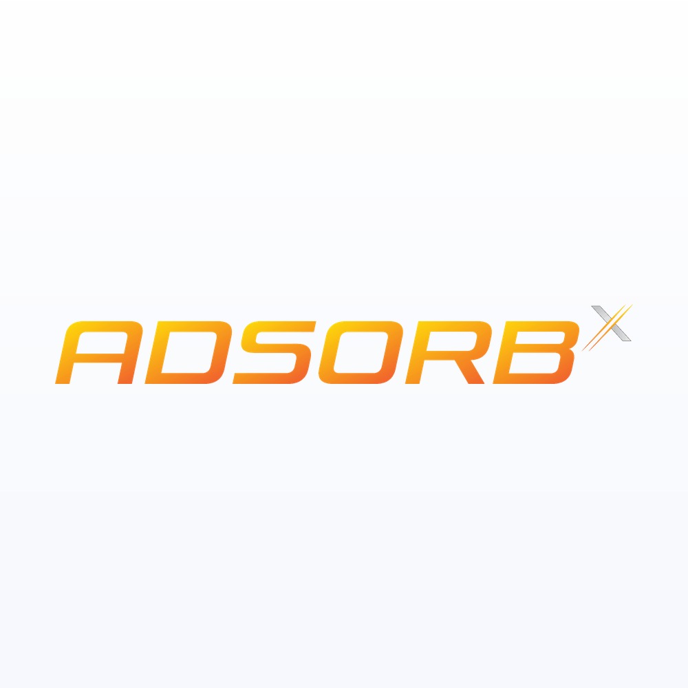 ADSORB-X: logotipo oficial del adsorbente alcalino Watch Water del sistema RED-OXY